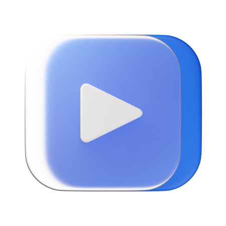 Play Button  3D Icon