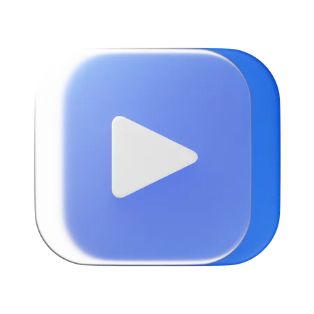 Play Button  3D Icon