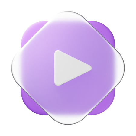 Play Button  3D Icon