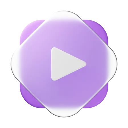 Play Button  3D Icon