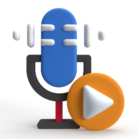 Play Button  3D Icon