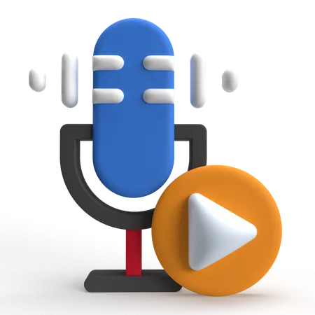 Play Button  3D Icon