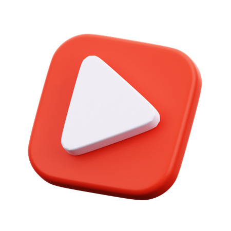 Play Button  3D Icon