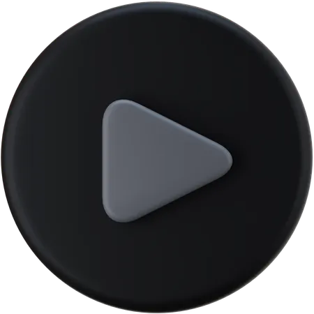 Play Button  3D Icon