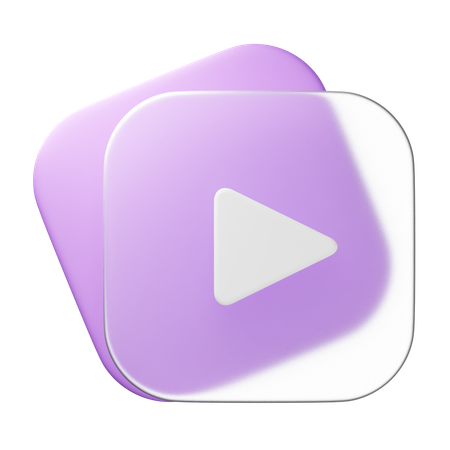 Play Button  3D Icon