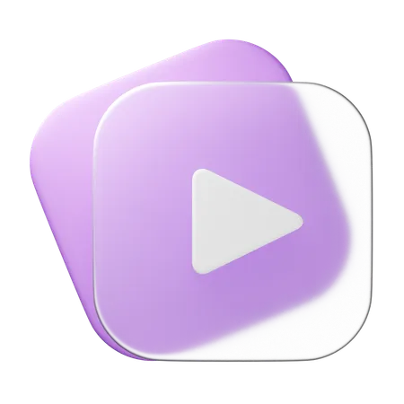 Play Button  3D Icon