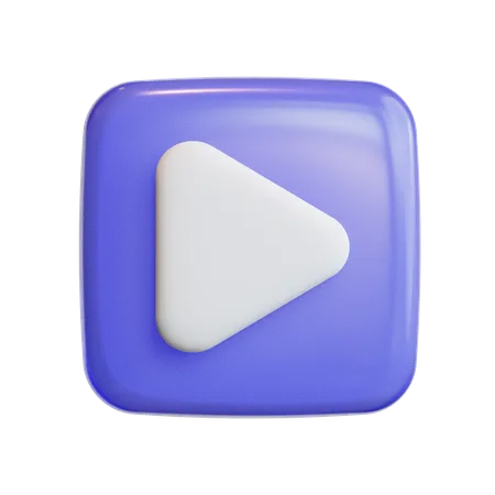 Play Button  3D Icon