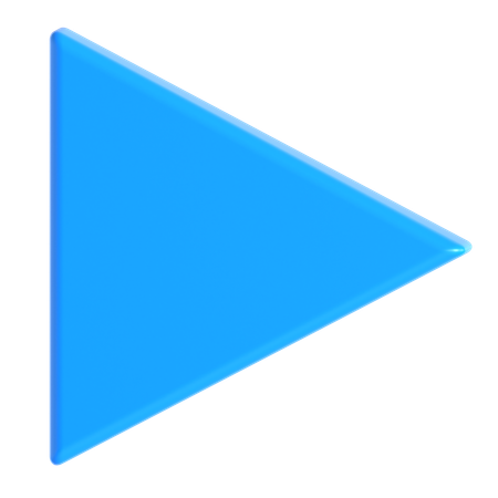 Play Button  3D Icon