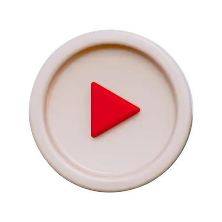 Play Button  3D Icon