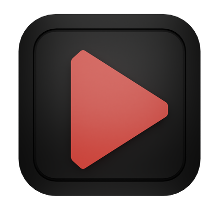 Play Button  3D Icon