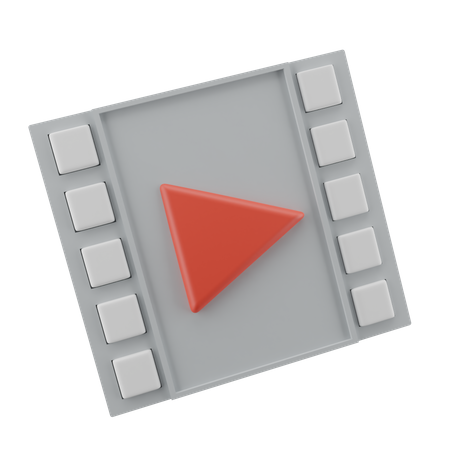 Play Button  3D Icon