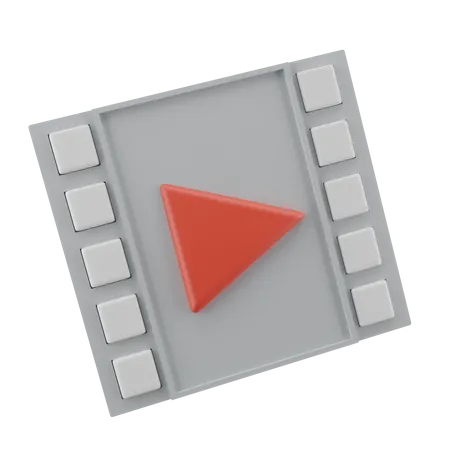 Play Button  3D Icon