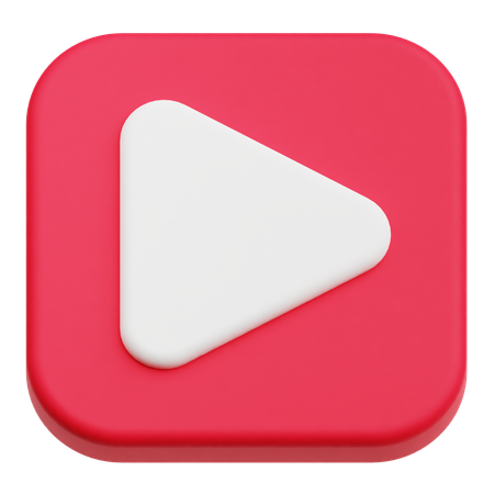 Play Button  3D Icon