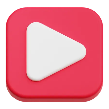 Play Button  3D Icon