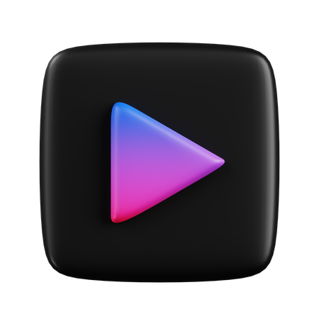 Play Button  3D Icon