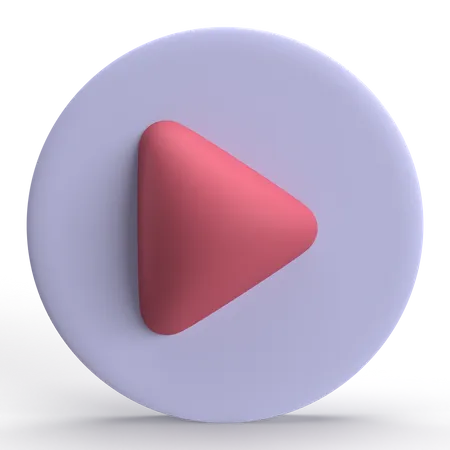 Play Button  3D Icon