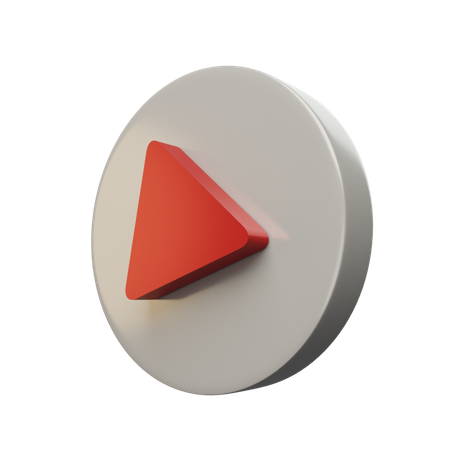 Play Button  3D Icon