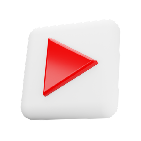 Play Button  3D Icon