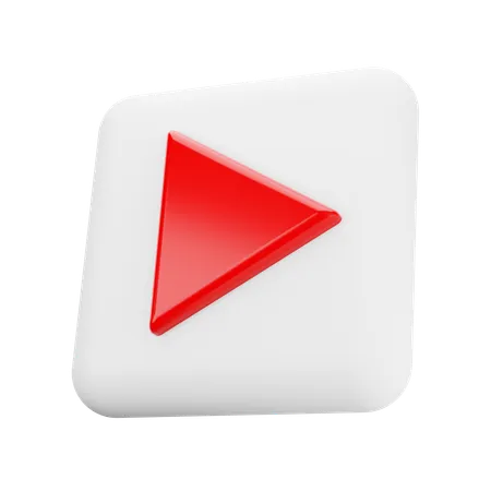 Play Button  3D Icon