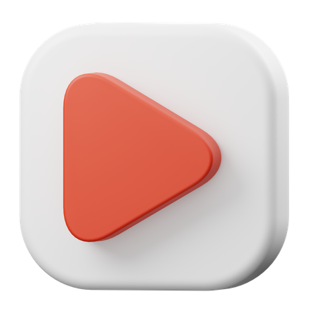Play Button  3D Icon