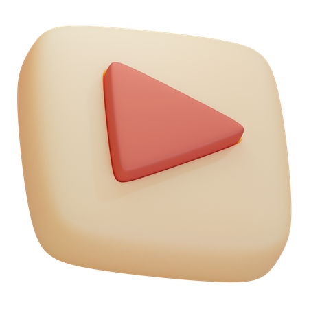 Play Button  3D Icon