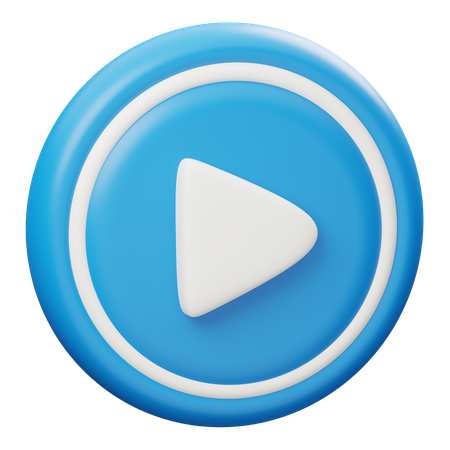 Play button  3D Icon