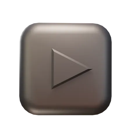 Play Button  3D Illustration