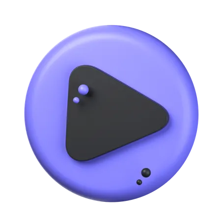 Play Button 3 D Illustration Object 3D Icon