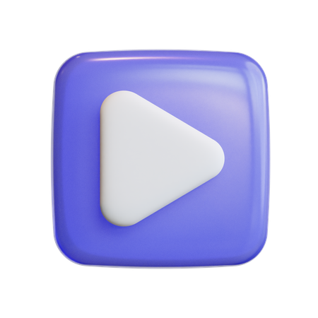 Play Button  3D Icon