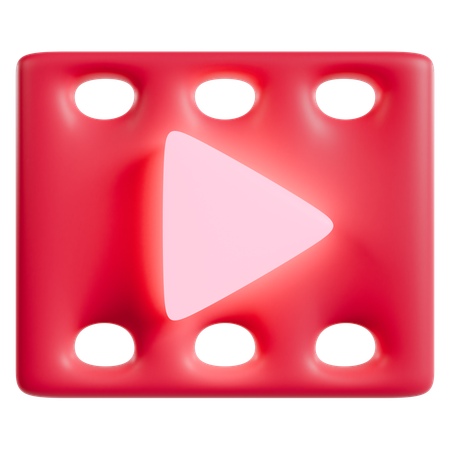 Play Button Interface  3D Icon