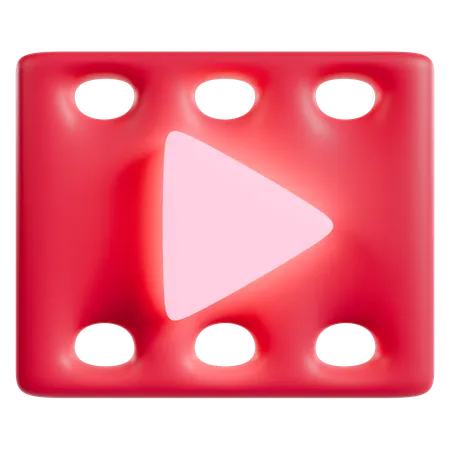 Play Button Interface  3D Icon