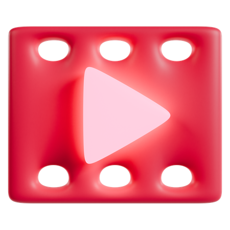 Play Button Interface  3D Icon