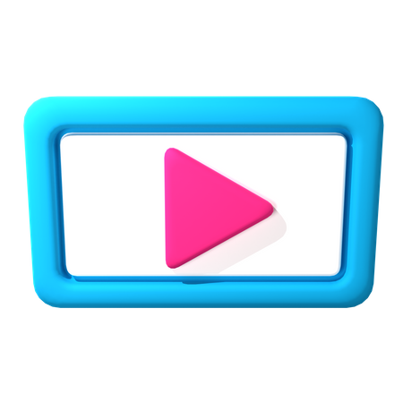Play Movie  3D Icon