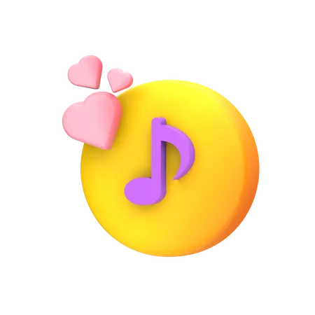 Play Music  3D Icon