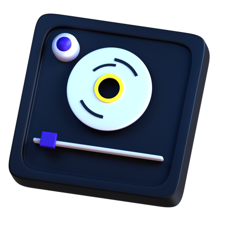 Play Music  3D Icon