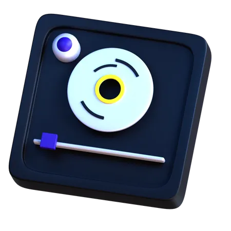 Play Music  3D Icon