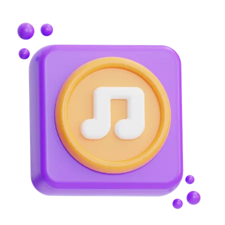 Play Music 3D Icon