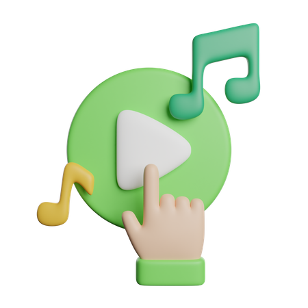 Play Music 3D Icon