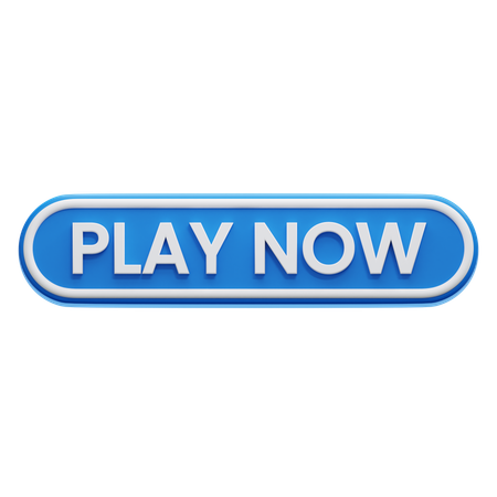 Play Now Button  3D Icon