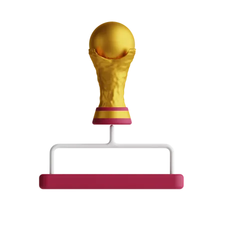 Play Off Trophy  3D Icon