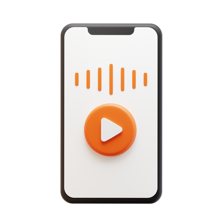 Lire un podcast  3D Icon