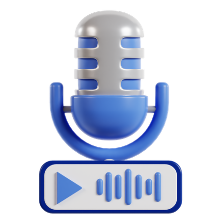 Reproduzir podcast  3D Icon