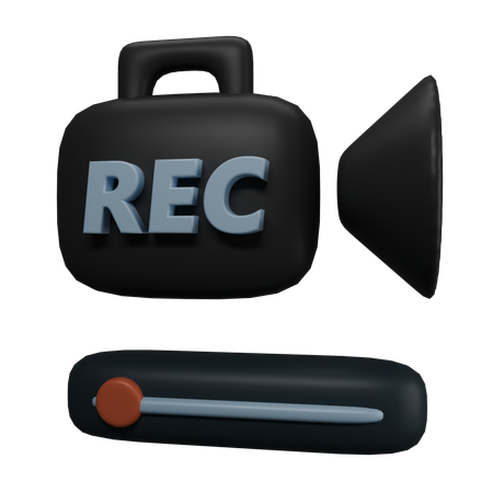 Play Recording  3D Icon