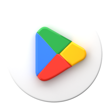 Play Store  3D Icon