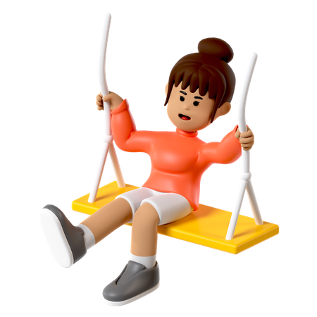 Play Swing Girl  3D Icon