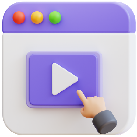 Play Video  3D Icon