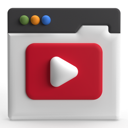 Play Video  3D Icon