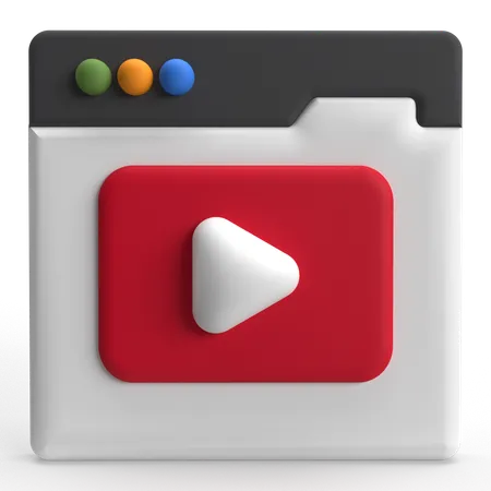 Play Video  3D Icon