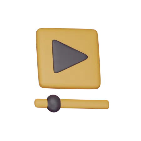 Play Video  3D Icon