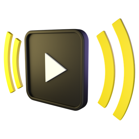Play Video  3D Icon